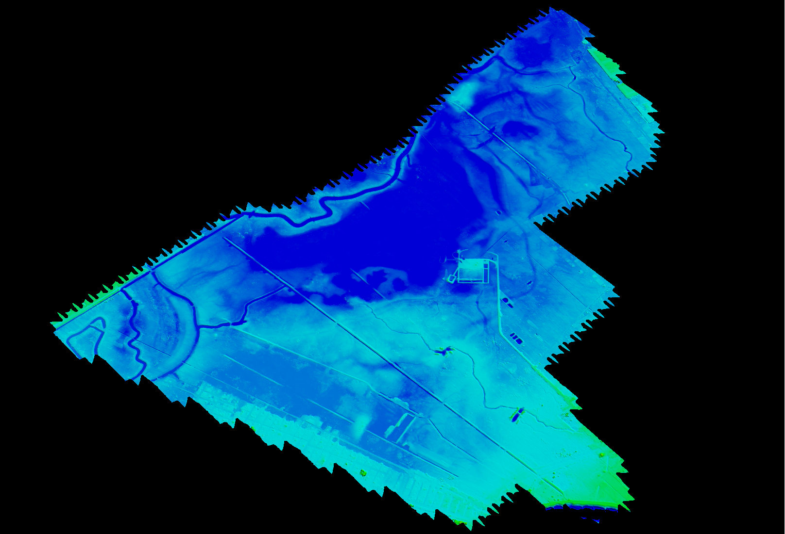 Modelo digital de terreno LiDAR en Tabasco para análisis topográfico